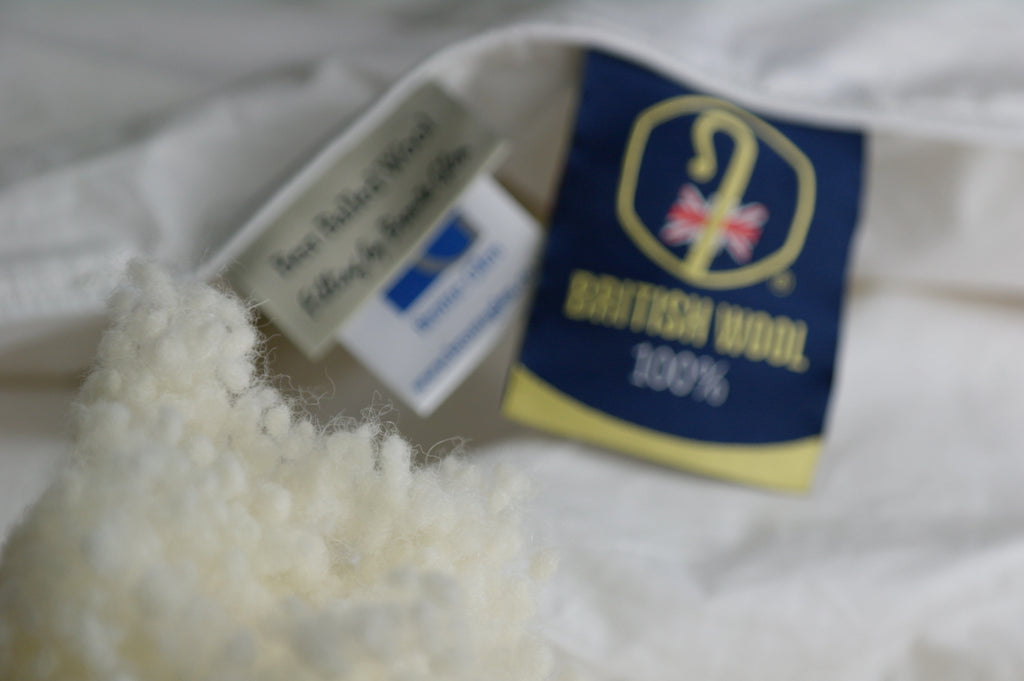 British Wool Filled Pillow